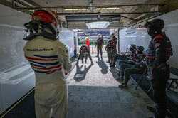 Cooper waiting for the driver change.