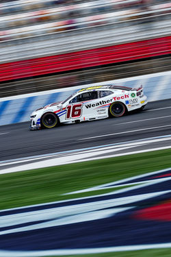 Camaro rounding a turn.