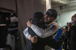 Drivers celebrating the win.