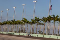 Ferarri on the practice track.