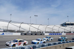 Camaro driving on a turn.