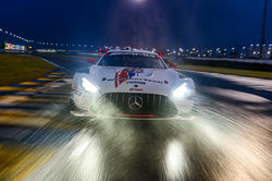 Mercedes on straight.