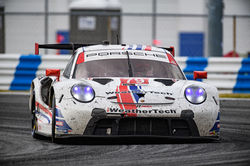 Porsche on track at Daytona.