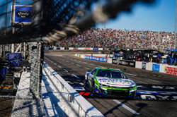 Camaro heading into a turn.