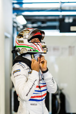 Driver in the pit.