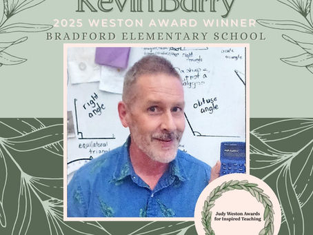 Weston Awards: Meet Bradford Math Teacher Kevin Barry