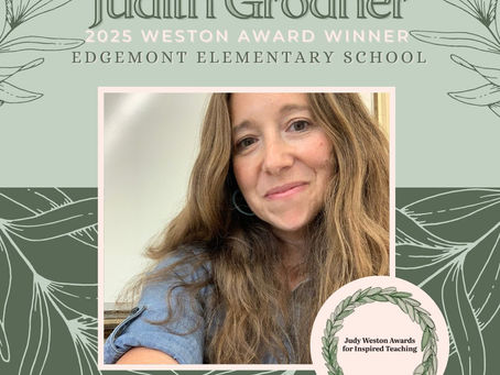 Weston Awards: Meet Edgemont First Grade Teacher Judith Grodner