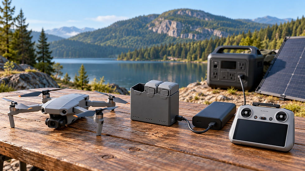 How to charge DJI drones and accessories: practical guide