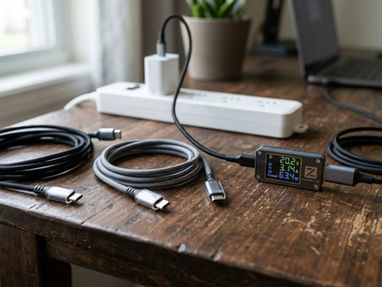 Nabíjecí USB kabely: co to je a proč po nich data putují pomalu