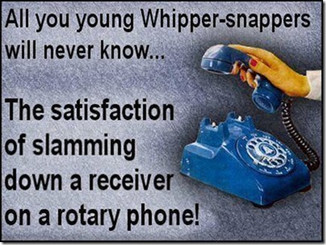 Rotary phone provides benefits