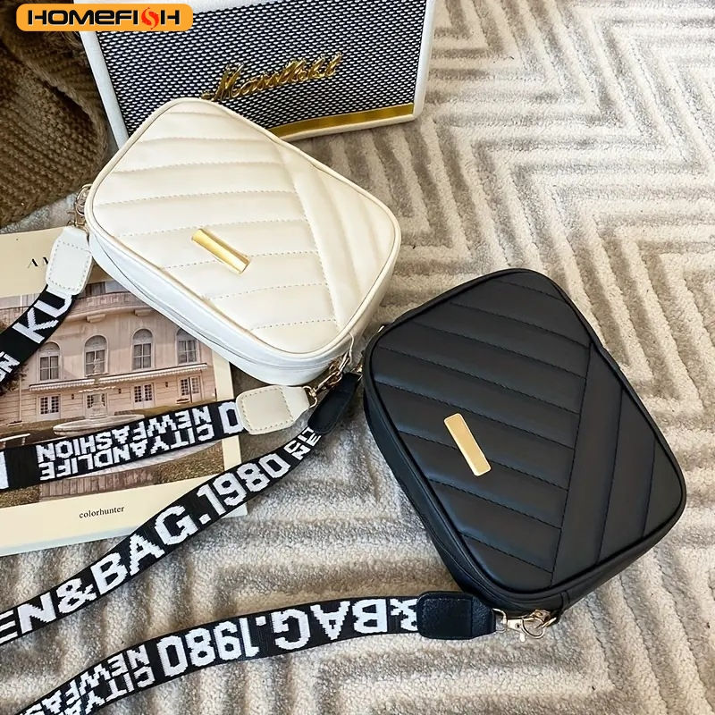 HOMEFISH High Quality PU Shoulder Bags for Woman's Handbag Simple Crossbody Casu