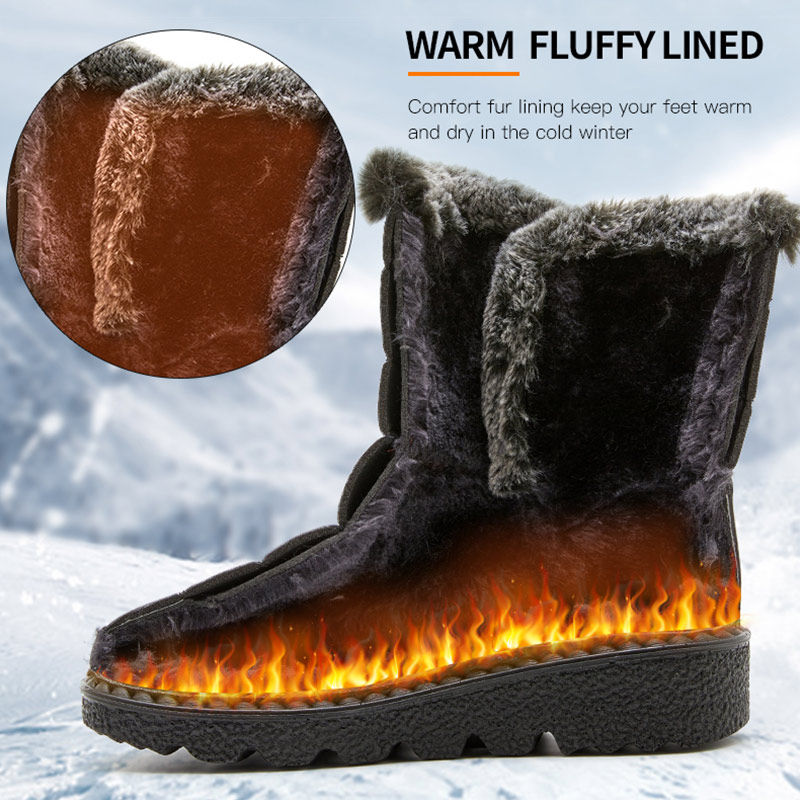 Women's Boots 2025 Trend Winter Shoes For Woman Winter Boots Ankle Low Heels Bot
