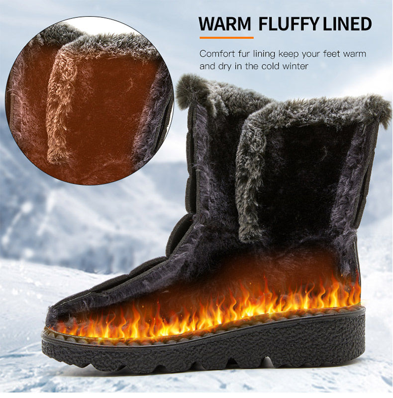 Thumbnail: Women's Boots 2025 Trend Winter Shoes For Woman Winter Boots Ankle Low Heels Bot