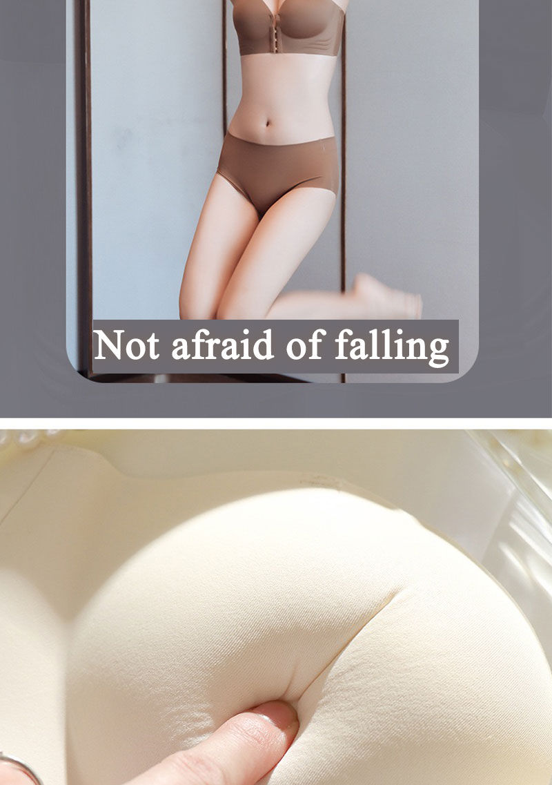 Thumbnail: FINETOO Front Closure Sexy Push Up Bra Women Invisible Bras Underwear Lingerie F