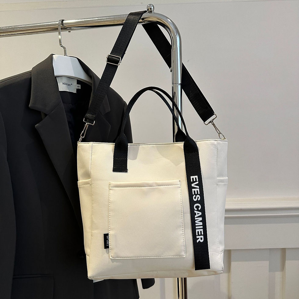 Thumbnail: Homefish 2024 New Casual Tote Large Capacity ShoulderBag Nylon Waterproof Handba