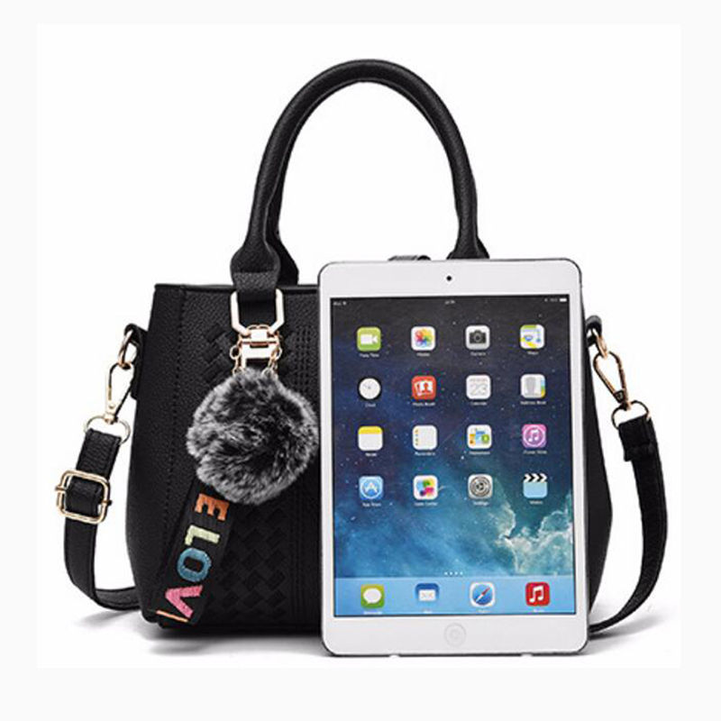Thumbnail: Embroidery Messenger Bags Women Leather Handbags Bags for Women Sac a Main Ladie