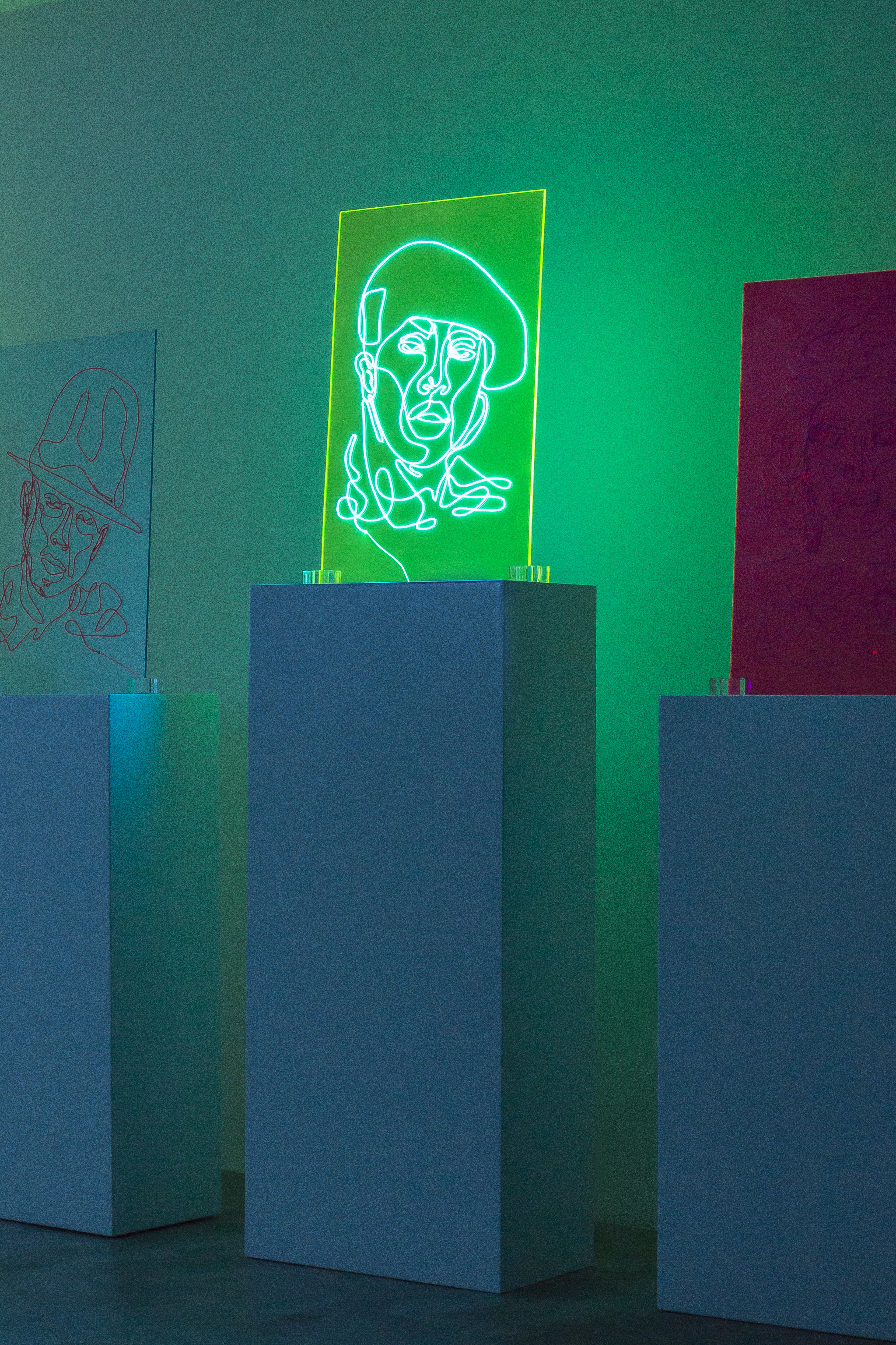 Missy Elliot Neon Rap Portrait