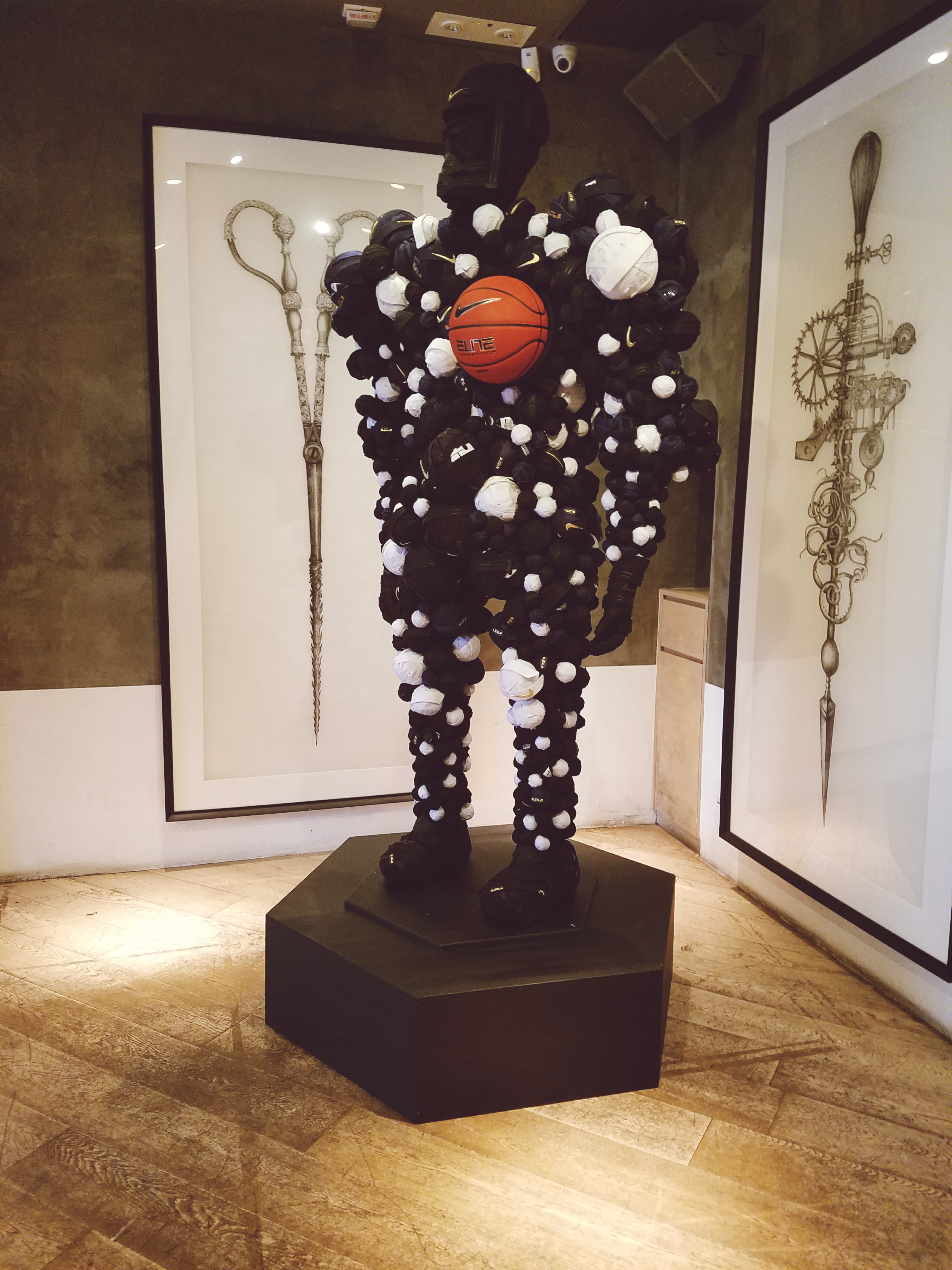 Lebron James Soldier Sculpture