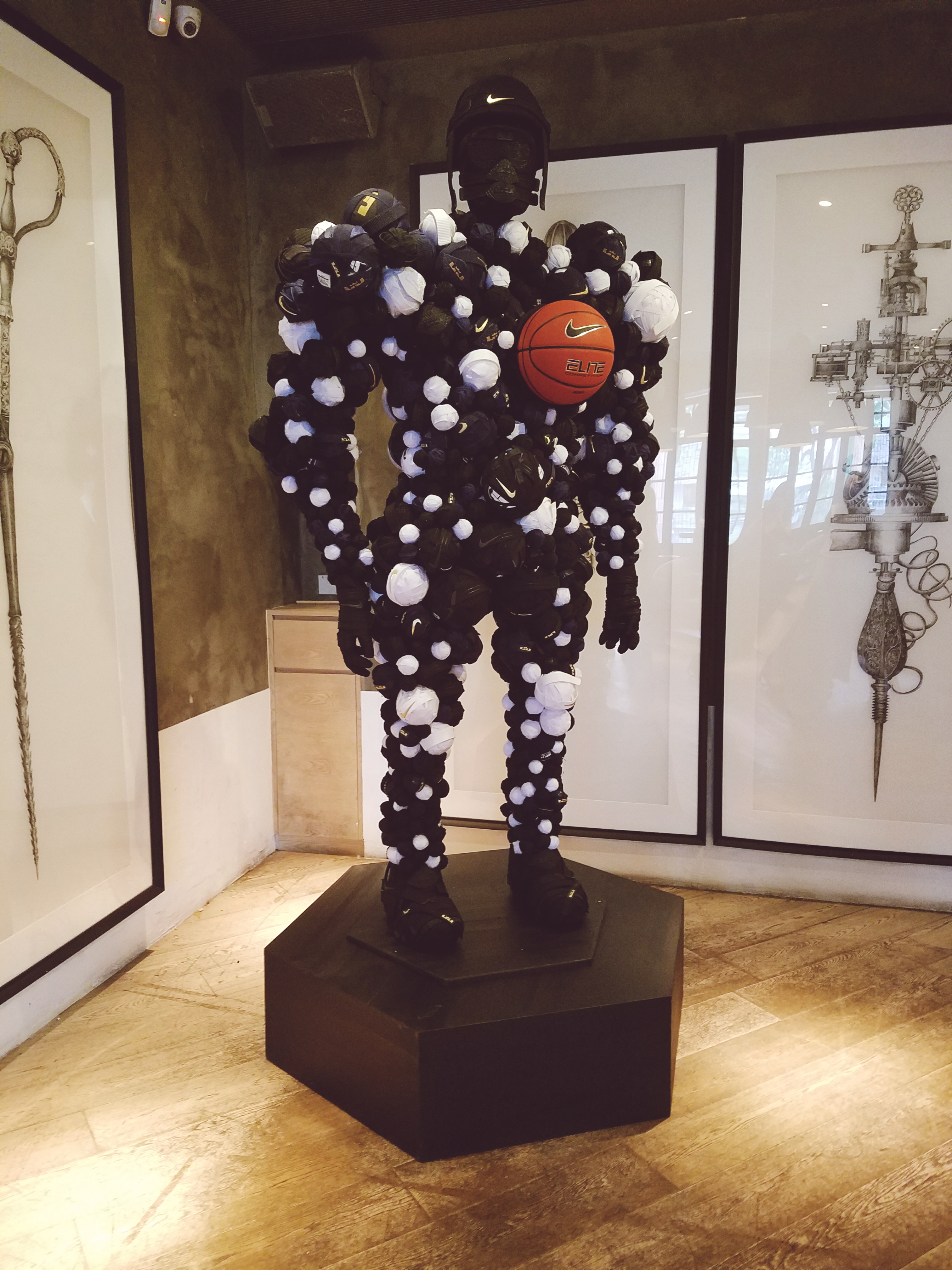 Lebron James Soldier Sculpture