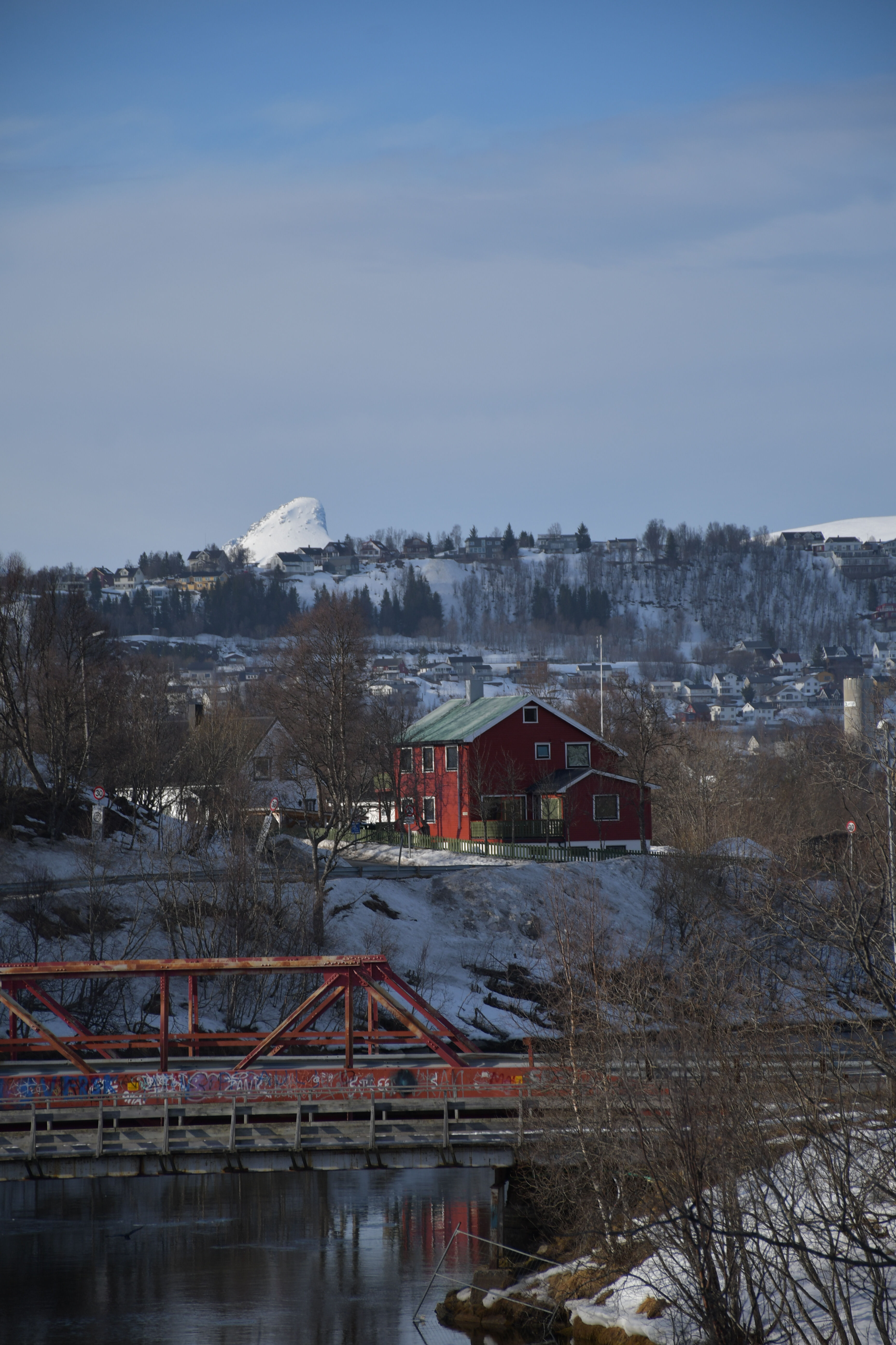 Casa Vermelha em Tromsø