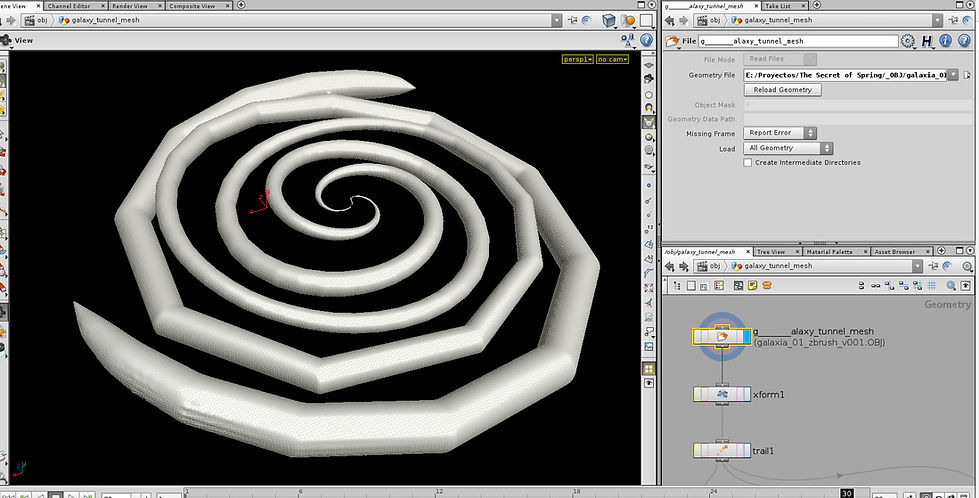 Imported base geometry