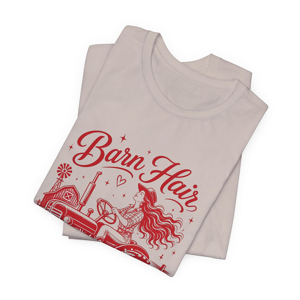 Thumbnail: Barn Hair Don't Care Tractor T-Shirt