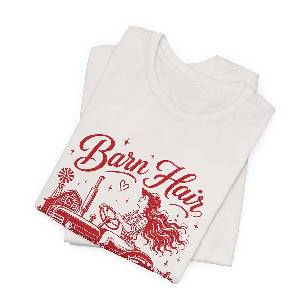 Thumbnail: Barn Hair Don't Care Tractor T-Shirt
