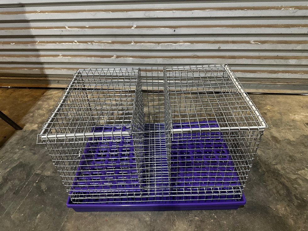 Thumbnail: Taylor Farms Series – Show Duo | 2 Bay Rabbit Show Carrier