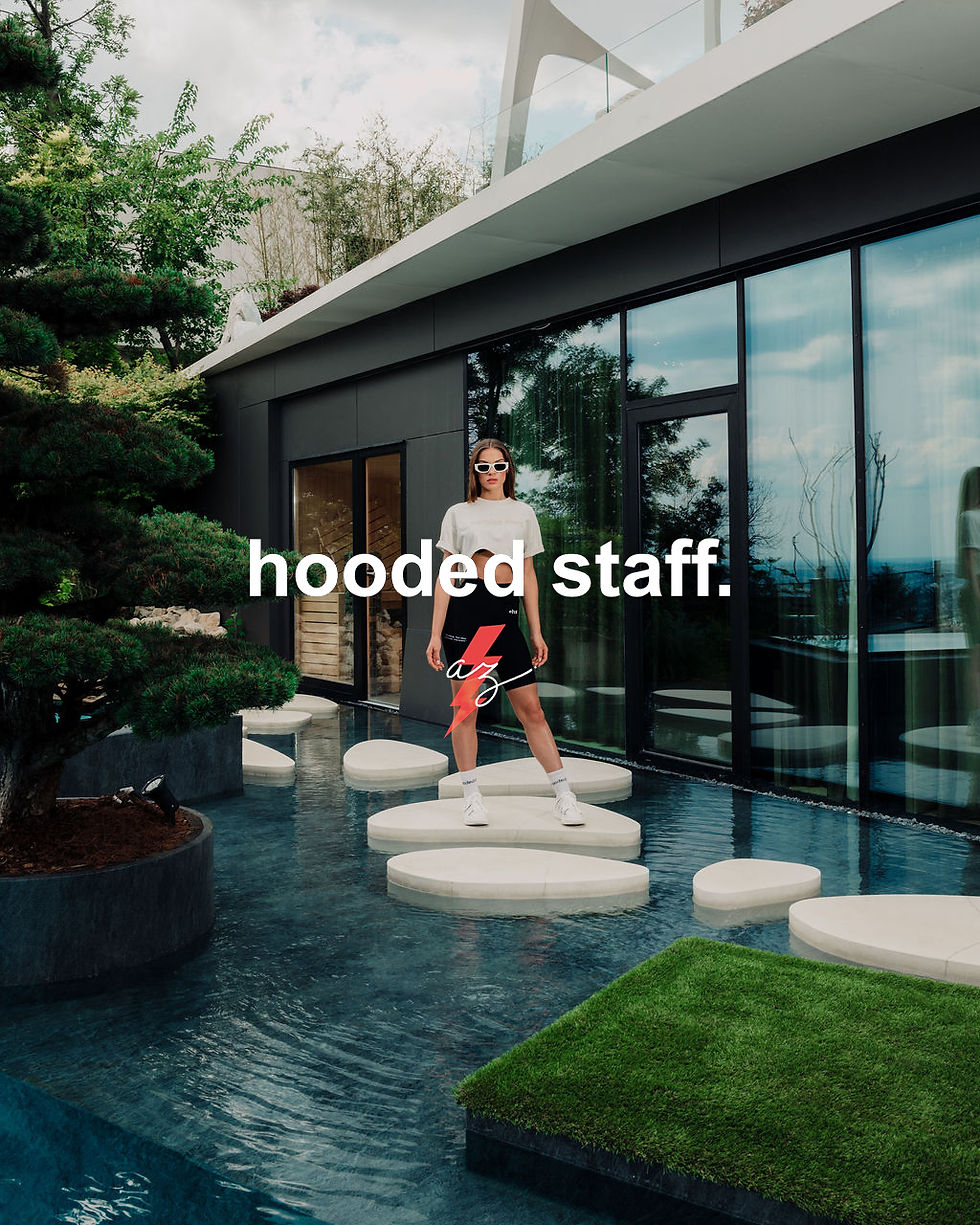 HOODIED STAFF