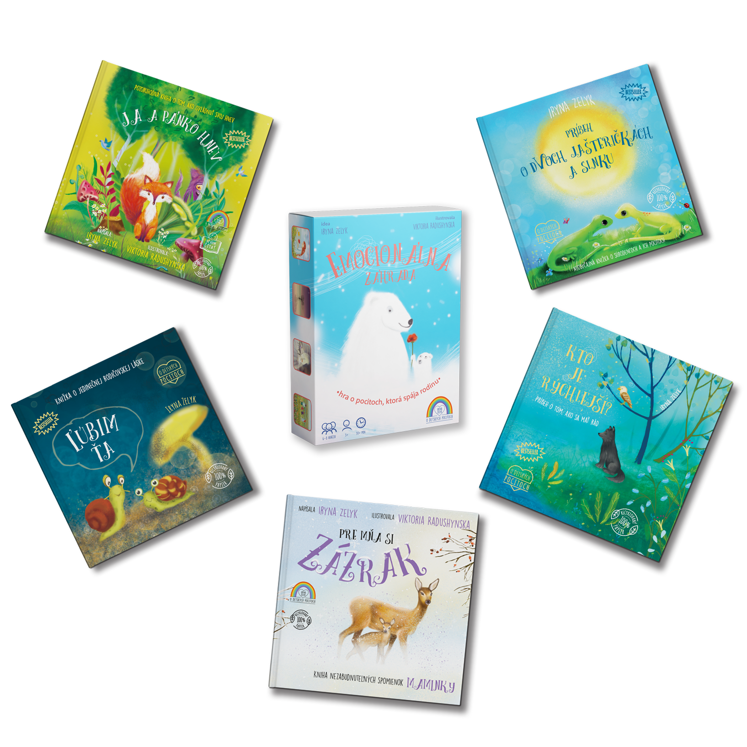 Emocionálna záhrada + 5 knižiek podľa vlastného výberu za zvýhodnenú cenu