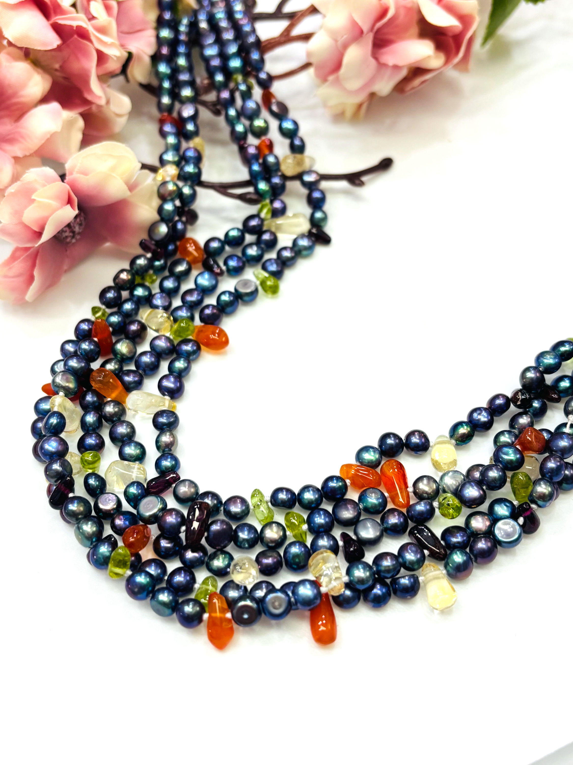 collier perles de culture shamani paris creaperles