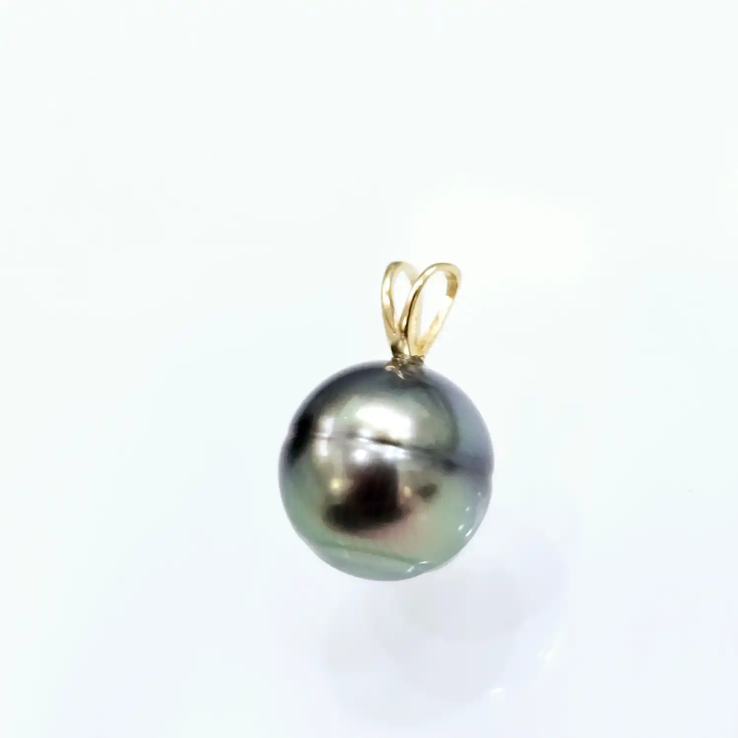 Pendentif Perle Tahiti Et Saphir – Bijou Neuf Élégant Et Éclatant