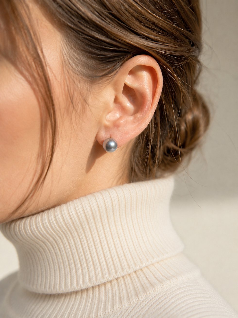 Miniatura: boucles d'oreilles clous Tahiti shamani paris 8mm