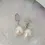Thumbnail: Boucles d'oreilles pendantes perles