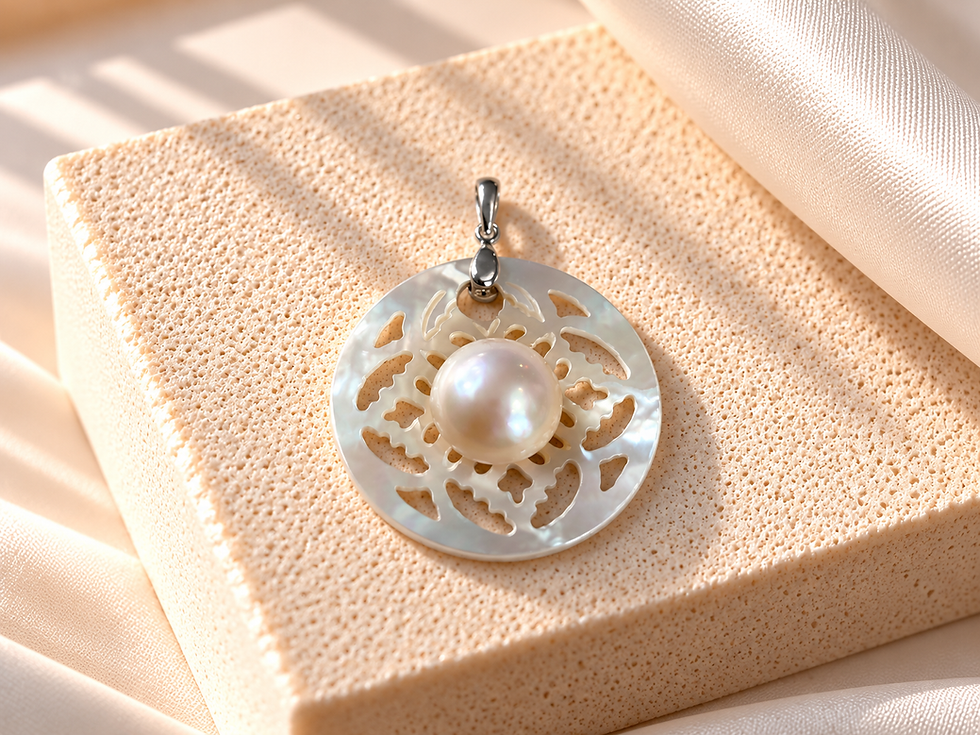 Pendentif perle de culture d’eau douce véritable – Argent 925