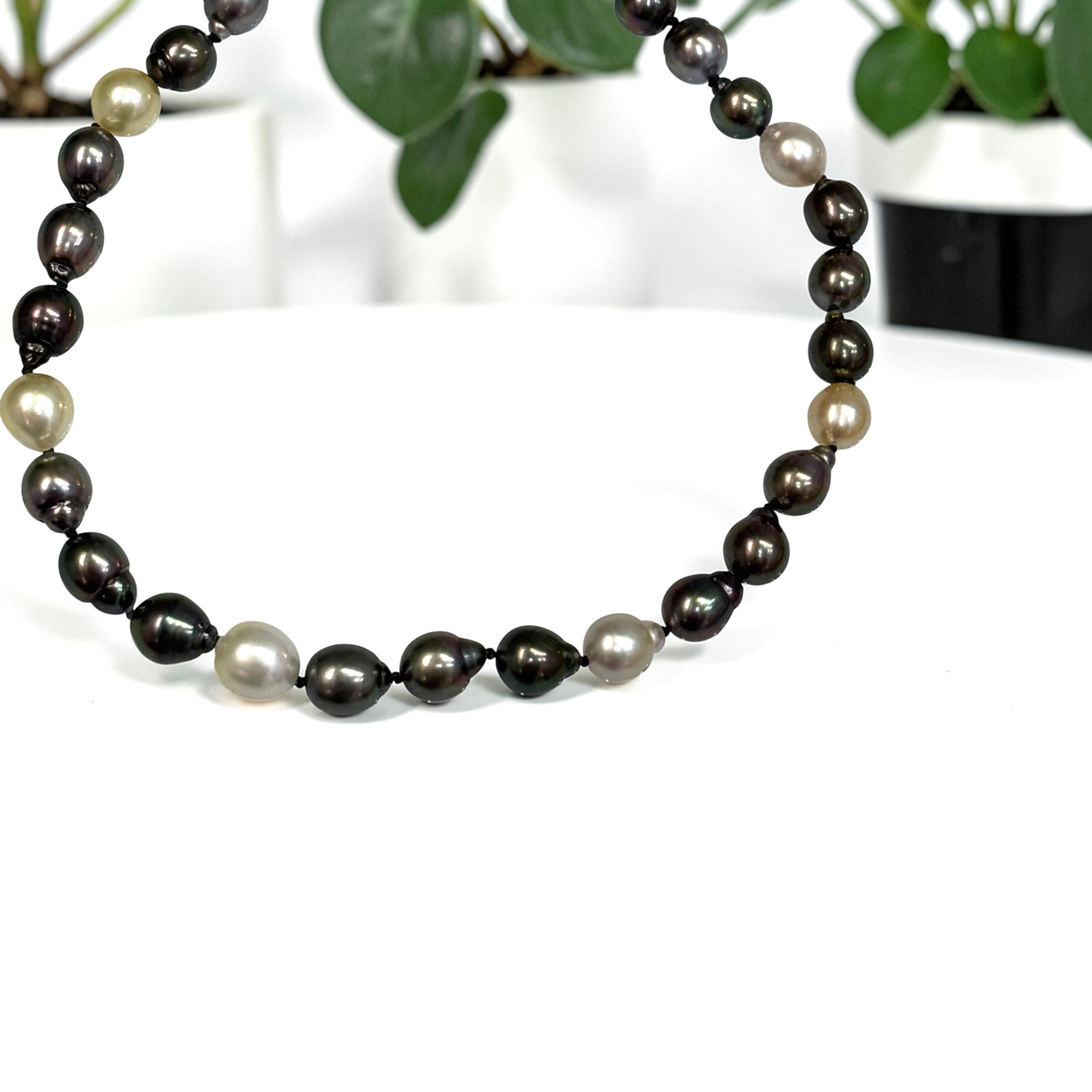 Collier perles de Tahiti & Australie