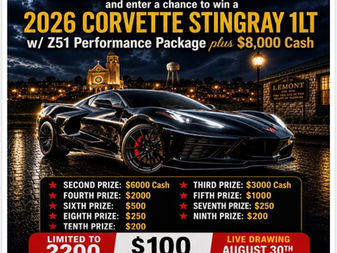 2026 CORVETTE RAFFLE