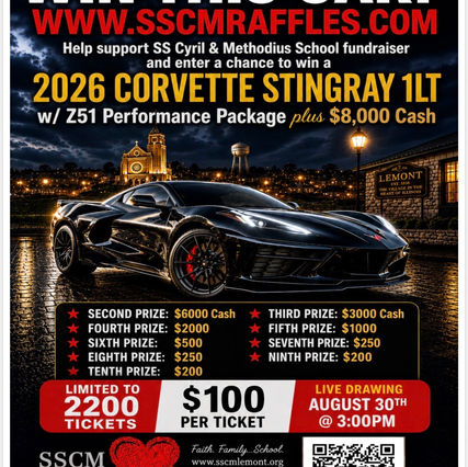 2026 CORVETTE RAFFLE
