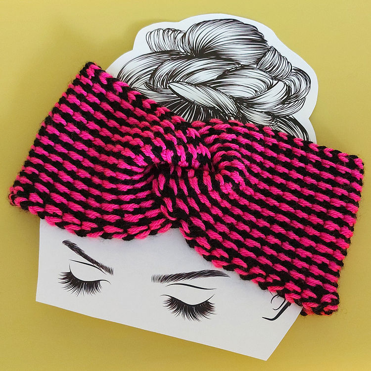 Stirnband Pink Zebra