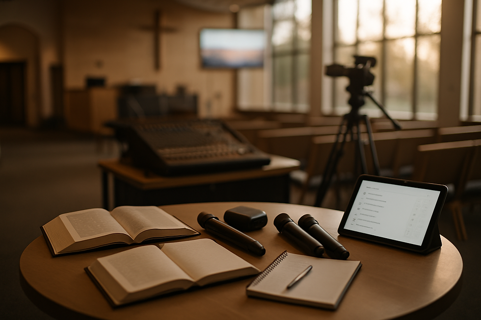 Warum es kaum deutsche Bücher für Kirchen-Technikteams gibt – und welche Mischung die Lücke schließt