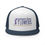 Thumbnail: Grey Dog Flowers Trucker Hat – Covered in Dirt? Still Looks Good.