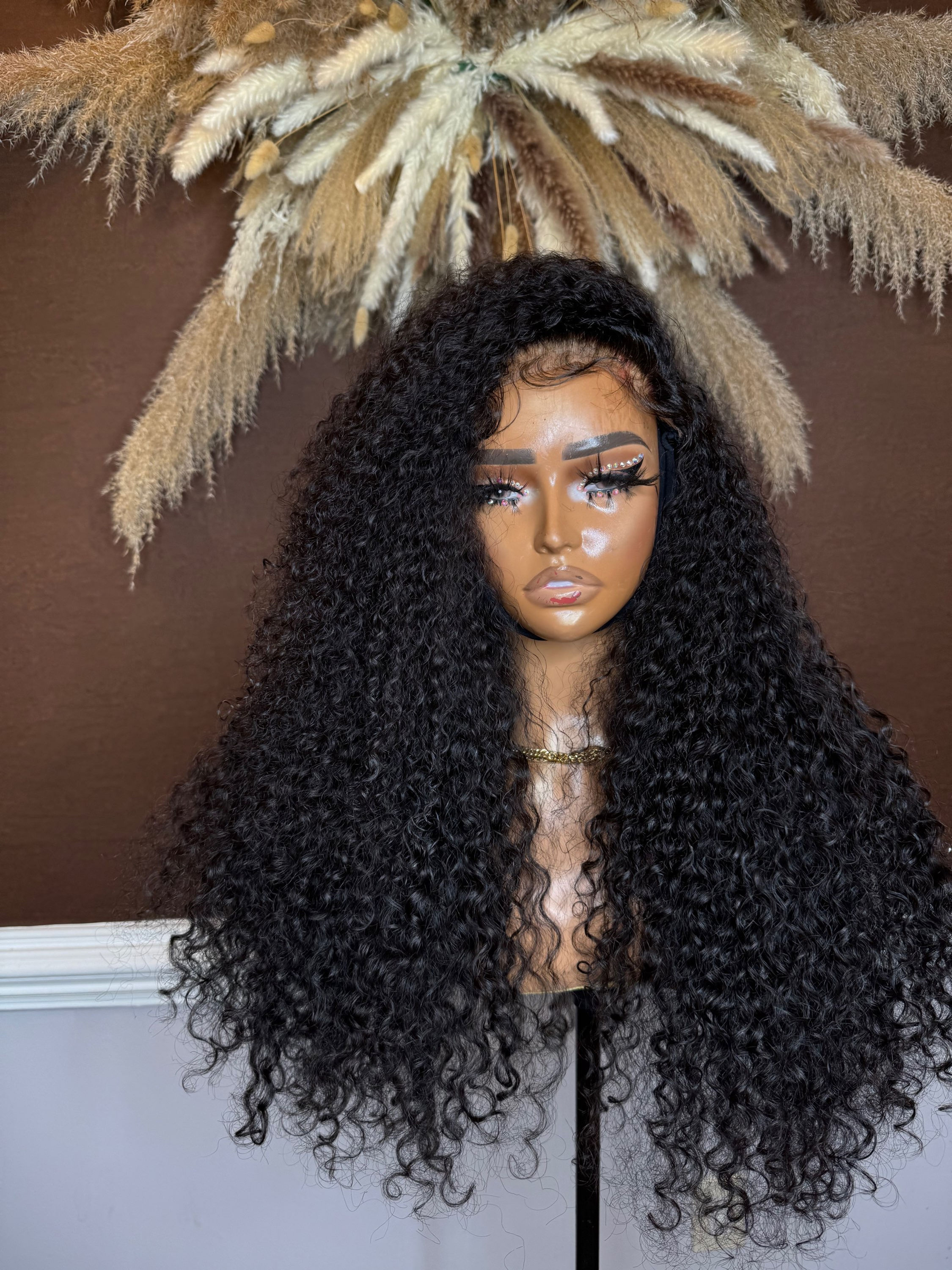 Burmese Curly Glueless Wig