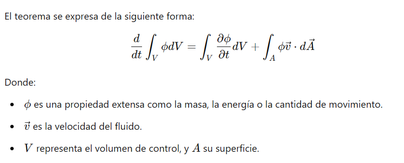 Teorema de Transporte de Reynolds