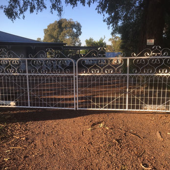 Country style farm gate