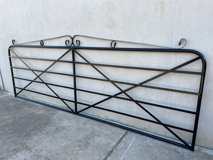 Heritage style metal gate. 