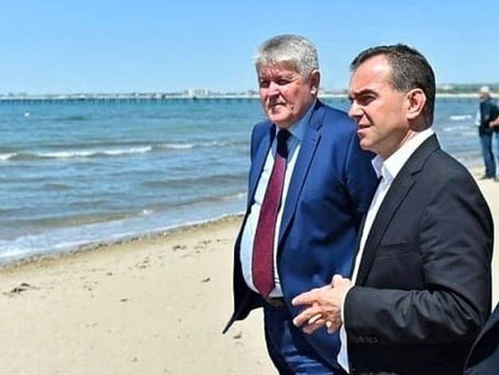 СОЧИ. ОЧУМЕЛЫМ НАРОД РФ НАЗВАЛ ГЛАВУ КУБАНИ .ЗА ШТРАФ У МОРЯ.