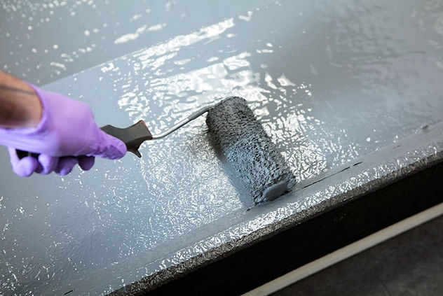 Waterproofing membrane application to an internal wet area floor