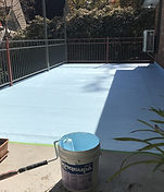 External balcony waterproofing application