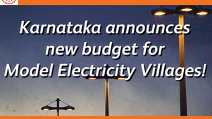 Karnataka, India: new budget to develop energy-efficient Model Electricity Villages