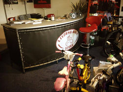 Bancone con rete mesh